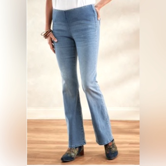 Soft Surroundings Pull On Jeans - Picture 1 of 8